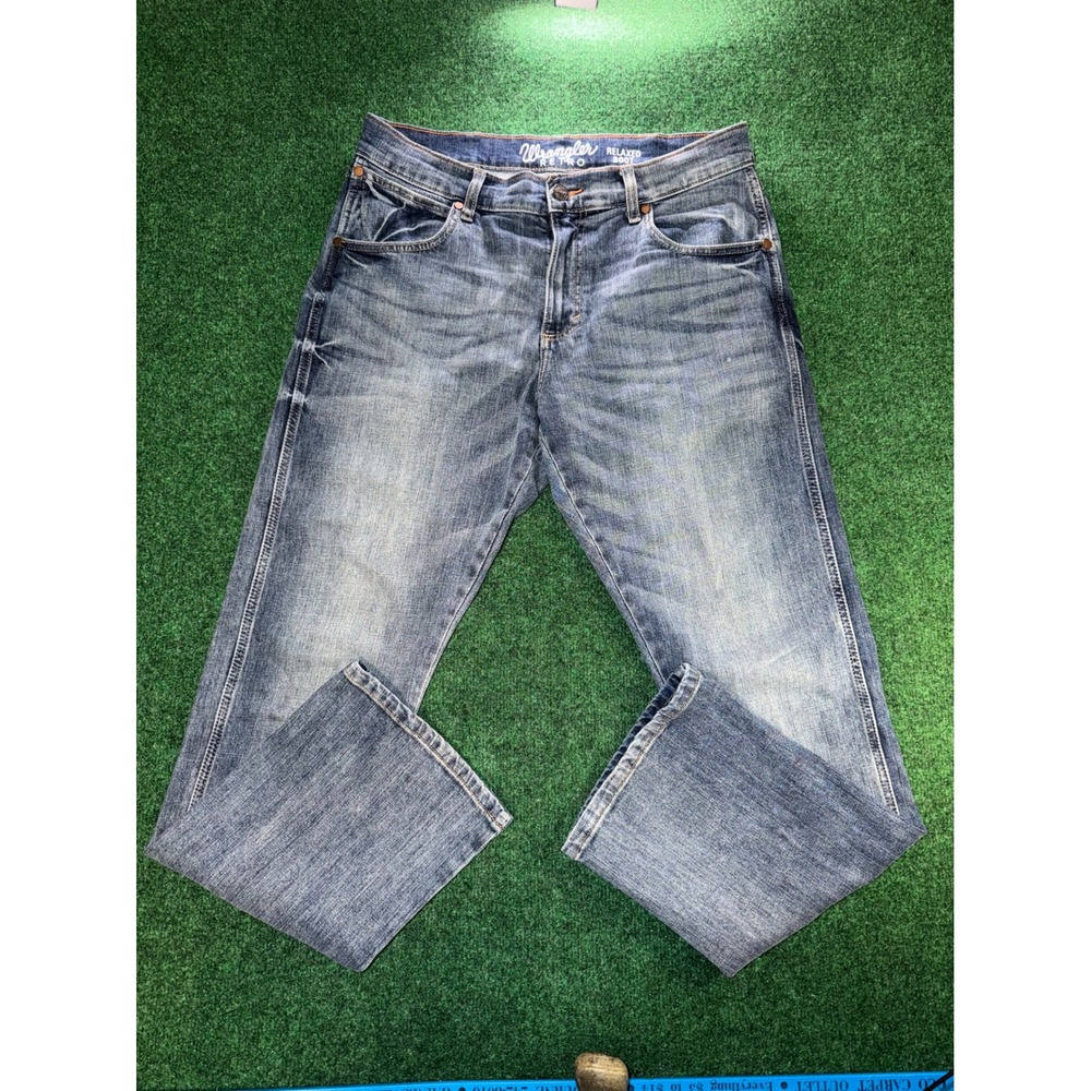 Wrangler Retro Relaxed Boot Jeans Mens 32x32 Medium Wash Denim 10WRT20GL